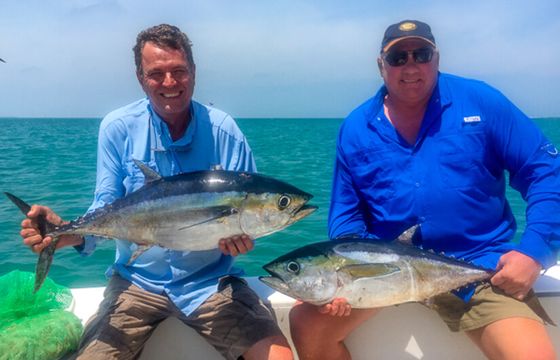 40 SeaHunter Windy Day for Fishing in Key West!