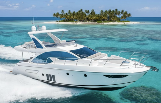 50ft Azimut Luxury Yacht Charter Miami