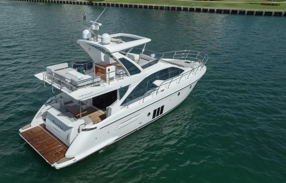 50ft Azimut Luxury Yacht Charter Miami