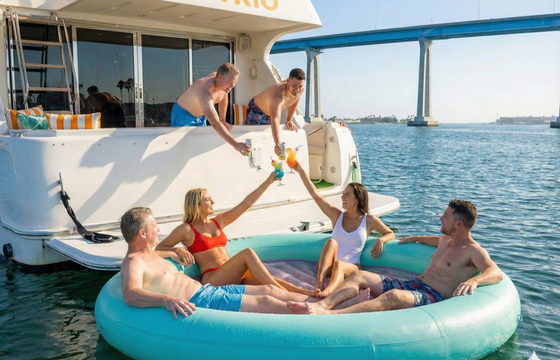 63ft- #1 Party Deck - Karaoke - Dance Flr - TVs - Swim - Floaty - 13px