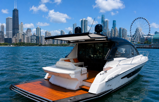 Once of the most unique charter yachts to arrive in Chicago