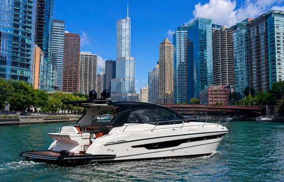 Once of the most unique charter yachts to arrive in Chicago