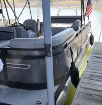 The Perfect Party Barge for a great day of fun and sun!