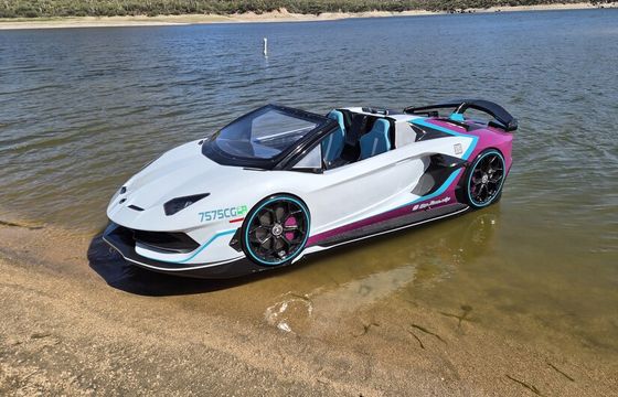 Lamborghini Jet Car — Lake Bartlett.