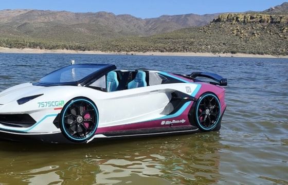 Lamborghini Jet Car — Lake Bartlett.