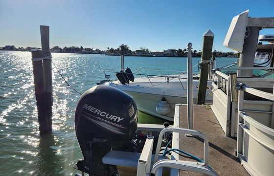 24 Suntracker Tritoon w/ 150 HP Perfect for Group/ Family Fun