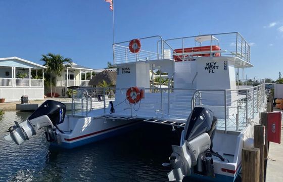 54' Luxury "Miss Lora" Catamaran Sandbar Charter in Key West!