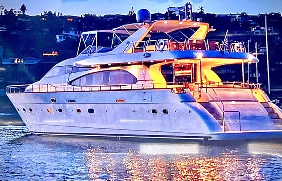 90' Azimut Luxury Super Yacht with Staterooms in Newport Beach