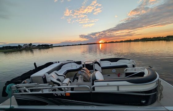 Custom Party Pontoon with Jet Ski Option Premium Sound Fuel Included