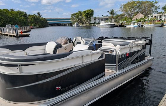 Custom Party Pontoon with Jet Ski Option Premium Sound Fuel Included