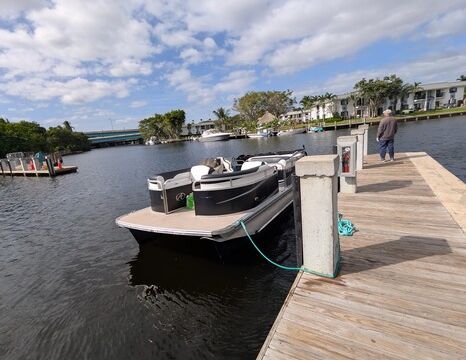 Custom Party Pontoon with Jet Ski Option Premium Sound Fuel Included