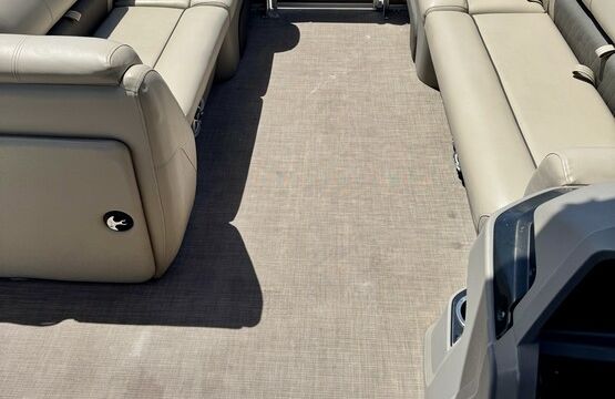 2024 Suntracker Party Barge in Daytona Beach for intracoastal fun!