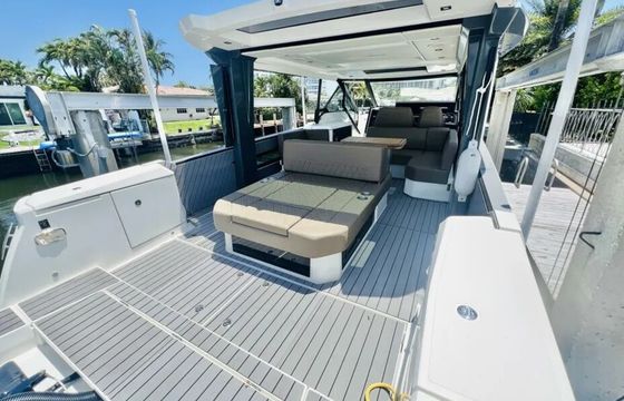 Escape to Lake Erie's Horizon: Charter the Saxdor 400 GTO!