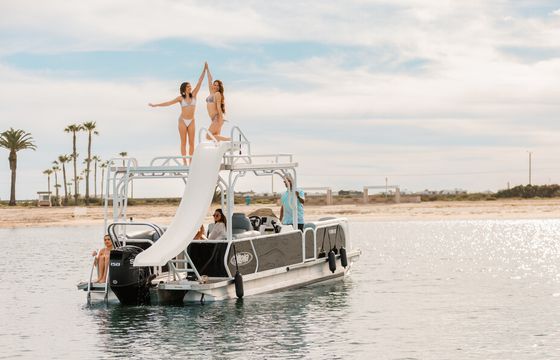 Double Decker Party Pontoon w/ Slide | Licensed Port of SD Charter