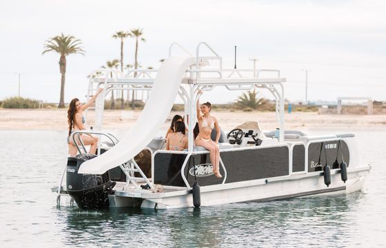 Double Decker Party Pontoon w/ Slide | Licensed Port of SD Charter