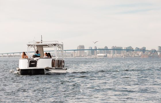 Double Decker Party Pontoon w/ Slide | Licensed Port of SD Charter