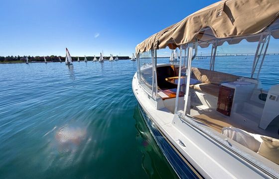 Explore Newport Harbor in a fully-electric Duffy 22