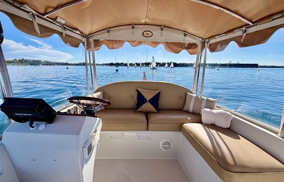 Explore Newport Harbor in a fully-electric Duffy 22