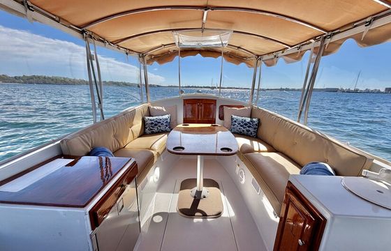 Explore Newport Harbor in a fully-electric Duffy 22