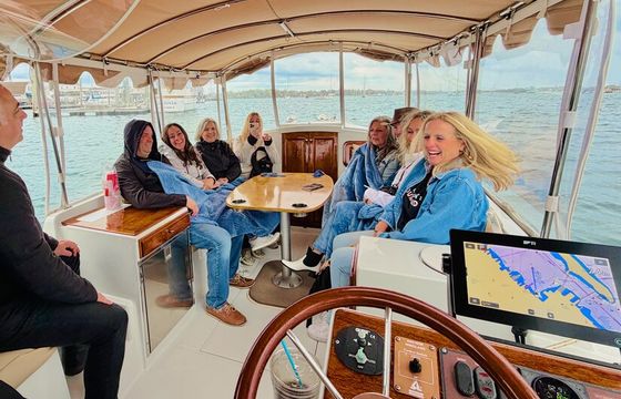 Explore Newport Harbor in a fully-electric Duffy 22