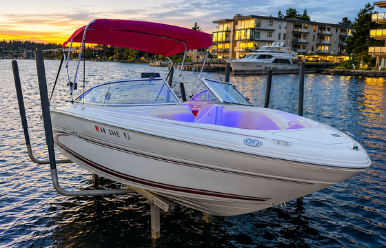 Sunset-Ready 21' Sea Ray — Bluetooth, Bimini, Cruising + Tubing Add