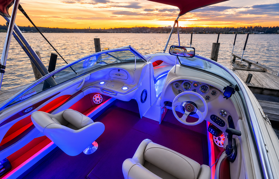 Sunset-Ready 21' Sea Ray — Bluetooth, Bimini, Cruising + Tubing Add