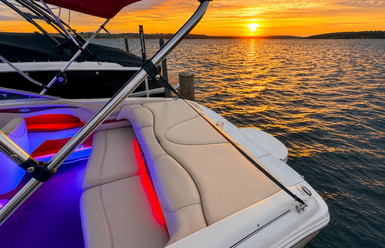 Sunset-Ready 21' Sea Ray — Bluetooth, Bimini, Cruising + Tubing Add