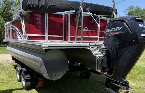 Beautiful Family Recreation and Fishing - Harris Pontoon Boat