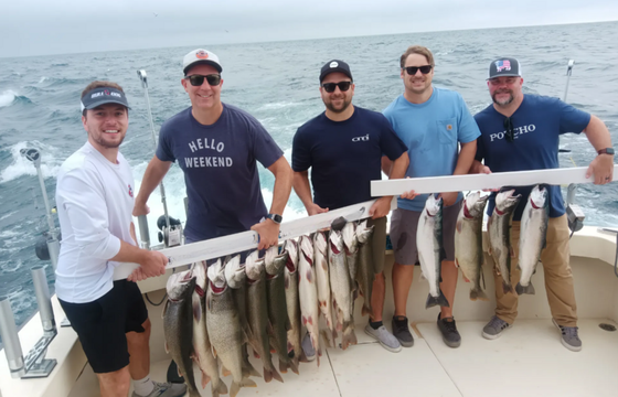 Catch Big Fish on Lake Michigan – 36' Private Fishing Charter!