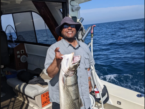 Catch Big Fish on Lake Michigan – 36' Private Fishing Charter!