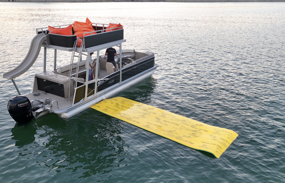 Double Decker Party Boat With Waterslide And Lily Pad – Lake Travis