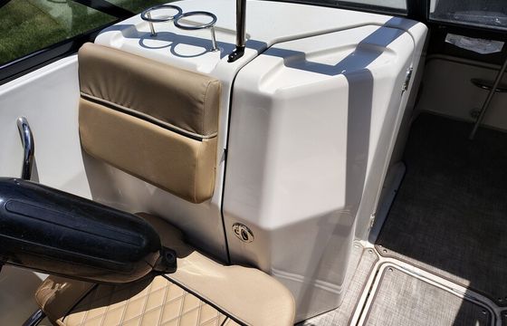 Very fast and pretty Bayliner deck boat