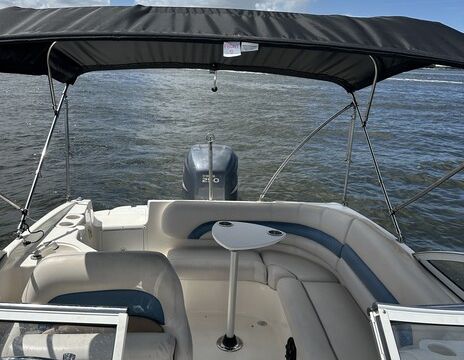 Hurricane SunDeck 237 with Yamaha 250 seating for up to 12