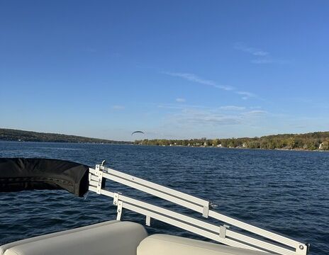 Brand New Tritoon on Keuka Lake