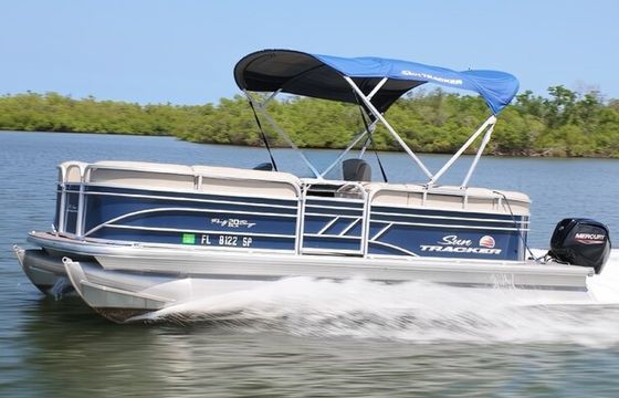 Naples Boat Rental – 21ft 10 passenger Pontoon | Keeywaydin Island