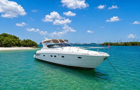Luxury Yacht 48ft Trojan – Miami Views and Waterfront Experiences