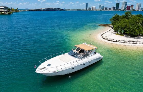 Luxury Yacht 48ft Trojan – Miami Views and Waterfront Experiences