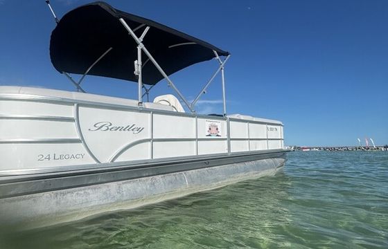 Crab Island 2024 Bentley Luxury Pontoon Boat, with 115HP motor!