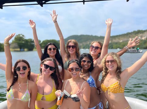Austin’s #1 Party Boat – Black Bentley Luxury Pontoon w/ Captain