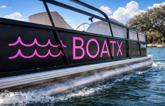 Austin’s #1 Party Boat – Black Bentley Luxury Pontoon w/ Captain