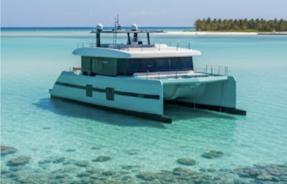 70ft Sunreef Power Catamaran | Blue