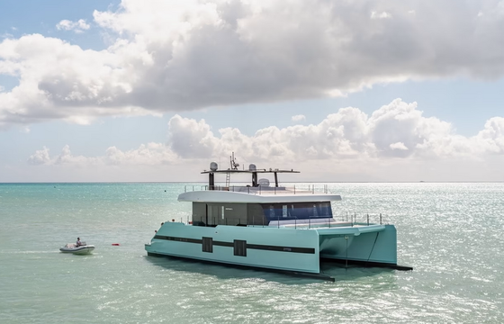 70ft Sunreef Power Catamaran | Blue