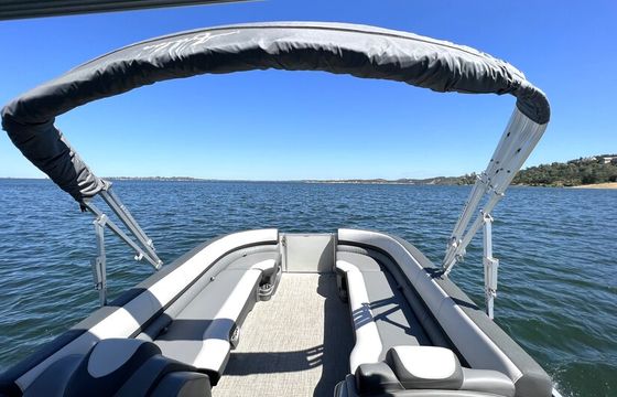 Folsom Lake Experience Double Deck Leisure &amp; Slide Party Pontoon