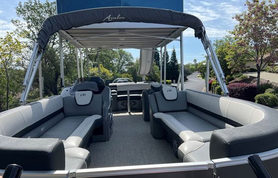 Folsom Lake Experience Double Deck Leisure &amp; Slide Party Pontoon