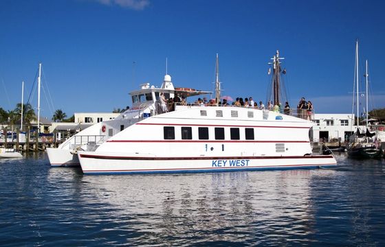 65' Party Cat for Sunset Dinner Cruise in Key West!