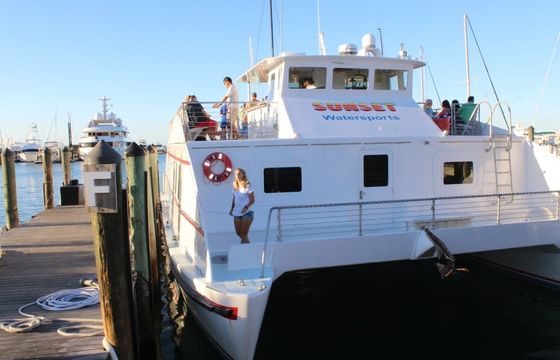 65' Party Cat for Sunset Dinner Cruise in Key West!