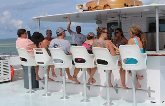 65' Party Cat for Sunset Dinner Cruise in Key West!