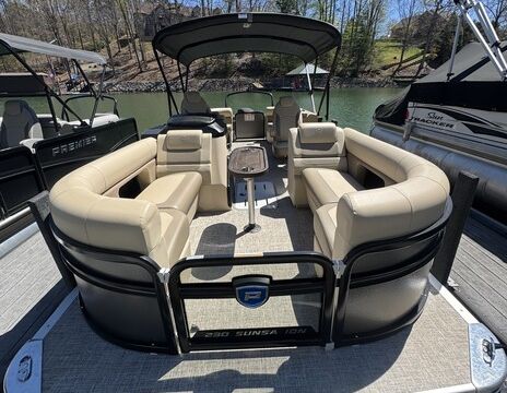 BRAND NEW 15 PASSENGER PREMIER 230 TRITOON LAKE NORMAN