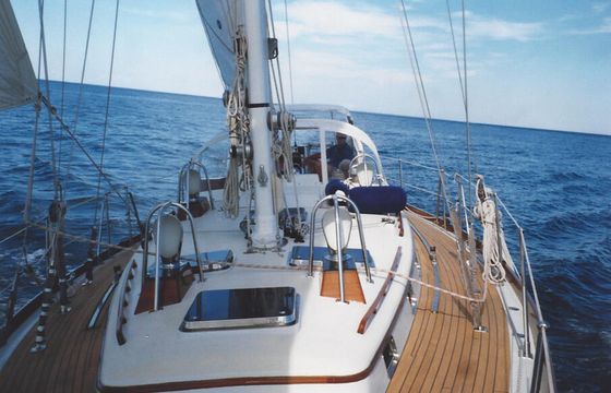 Hands-On Sailing Lessons aboard this classic 42’ Sailboat!