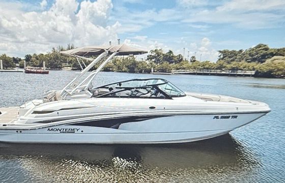 Lounge comfort with wet bar and a dry ride